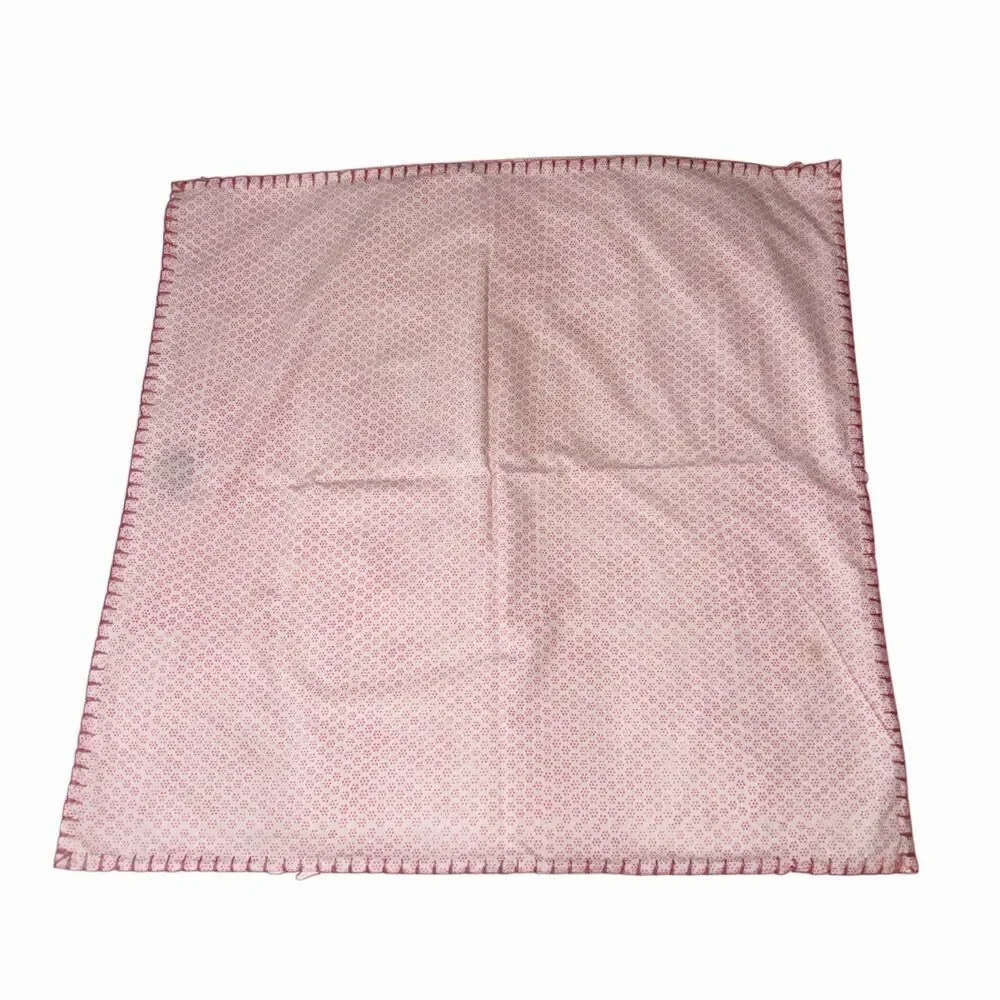 John Robshaw Pillow Sham 100% Cotton Poseti Lotus Pink Euro Sham 26x26